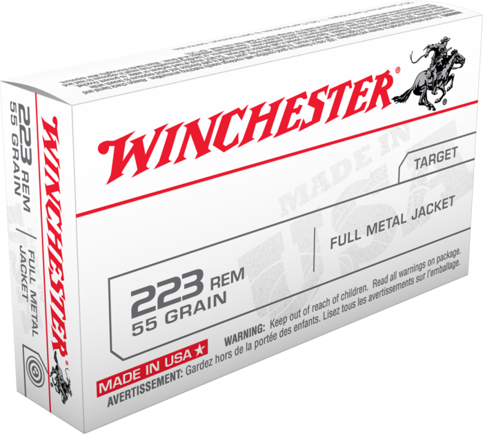  .223 Rem Winchester White Box FMJ 55 gr