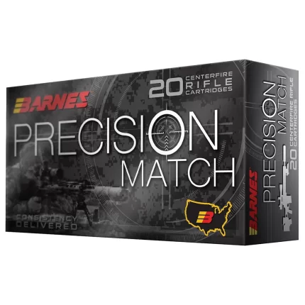 Barnes Precision Match 223 Rem OTM 77 gr - Match Ammo | 20 Rounds