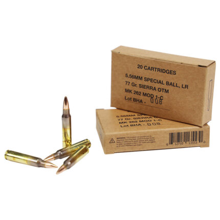 Black Hills MK 262 Mod 1 5.56x45mm OTM 77 gr