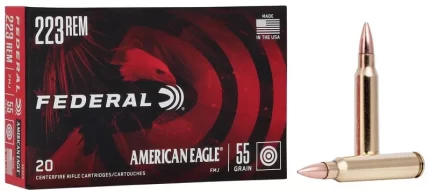  .223 Rem Federal American Eagle FMJ 55 gr 