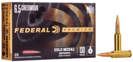 Federal Gold Medal 6.5 Creedmoor Berger Hybrid 130 gr