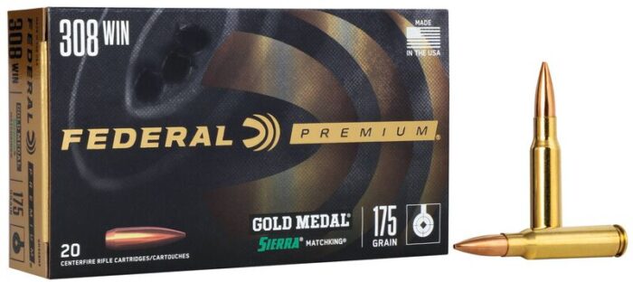 Federal Gold Medal Sierra MatchKing 308 Win HPBT 175 gr