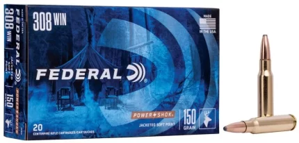 Federal Power-Shok 308 Win JSP 150 gr