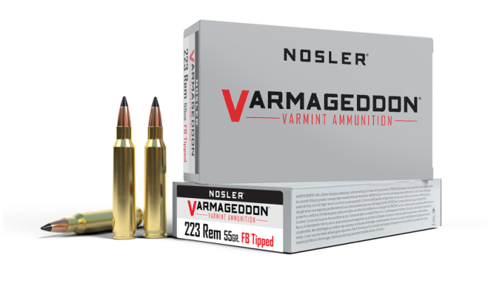 Nosler Varmageddon 223 Rem FB Tipped 55 gr