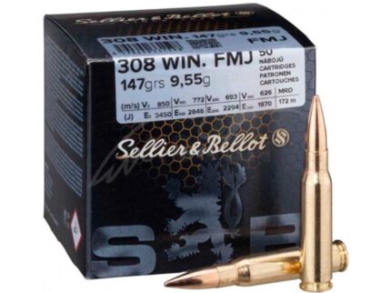 Sellier & Bellot 308 Win FMJ 147 gr