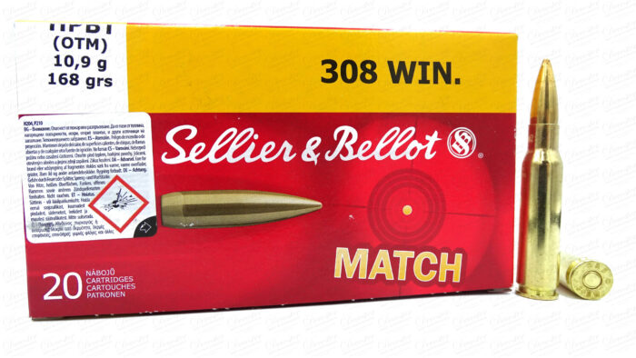 Sellier & Bellot 308 Win Match HPBT 168 gr