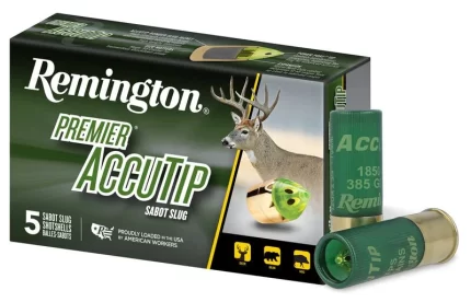 12 ga Remington Premier AccuTip 385 gr Sabot Slug ammo