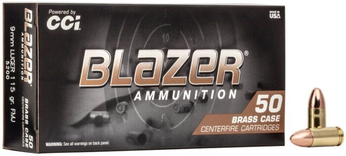 Blazer Brass 9mm 115 gr FMJ