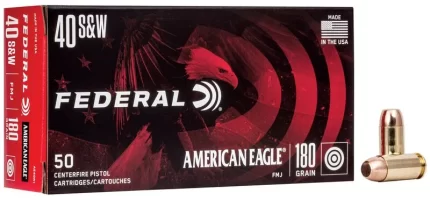 Federal American Eagle .40 S&W 180 gr FMJ