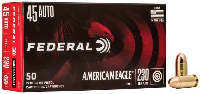 Federal American Eagle Suppressor .45 ACP 230 gr FMJ