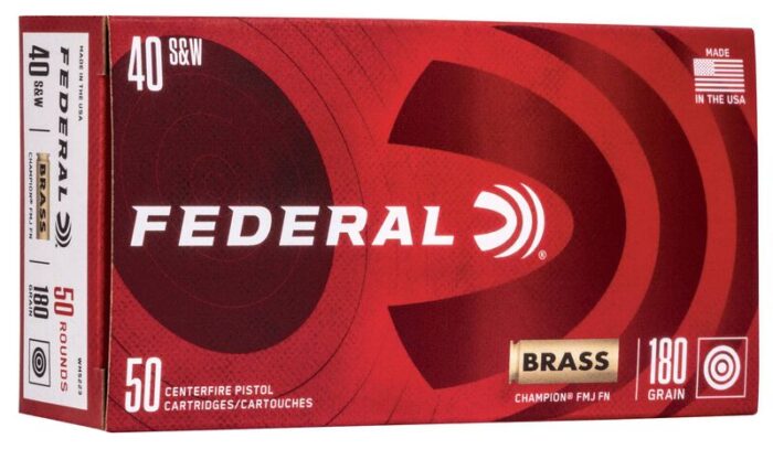 Federal Champion .40 S&W 180 gr FMJ