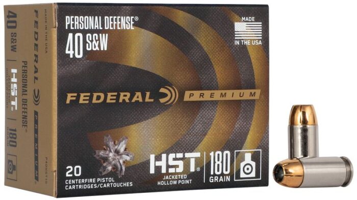 Federal Premium HST .40 S&W 180 gr JHP