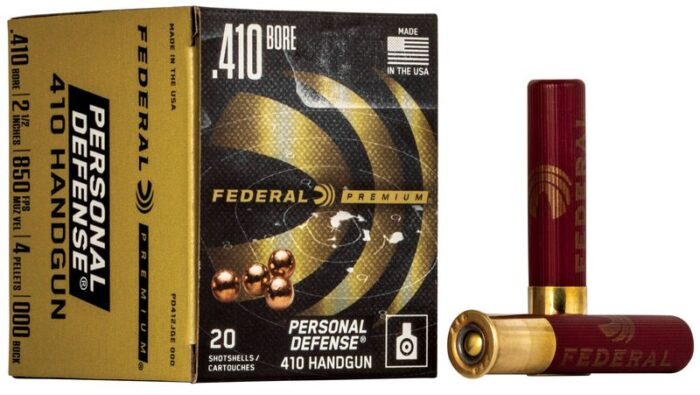 Federal Premium Personal Defense .410 Bore 2 1/2" 4 Pellet 000 Buckshot