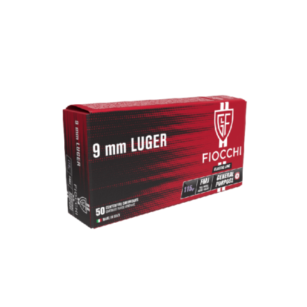 Fiocchi 9mm 115 gr FMJ