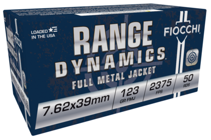 Fiocchi Range Dynamics 7.62x39mm 124 gr FMJ