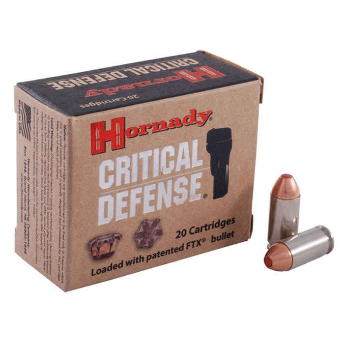 Hornady Critical Defense .40 S&W 165 gr FTX