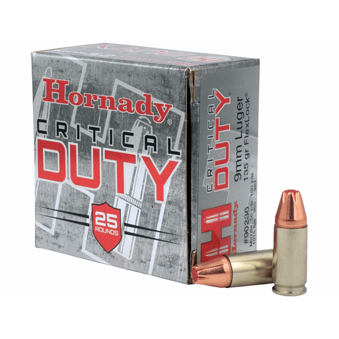 Hornady Critical Duty 9mm 135 gr FlexLock