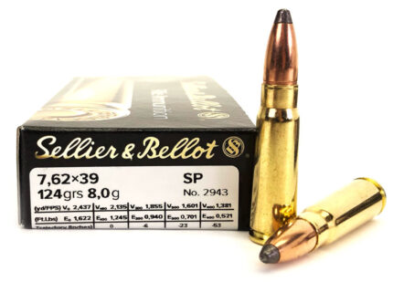 Sellier & Bellot 7.62x39mm 124 gr Soft Point