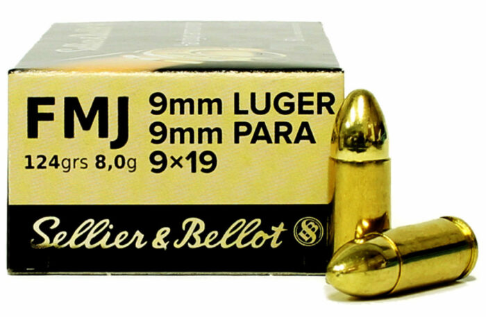 Sellier & Bellot 9mm 124 gr FMJ