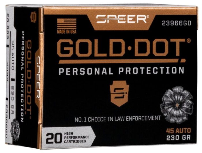 Speer Gold Dot .45 ACP 230 gr JHP