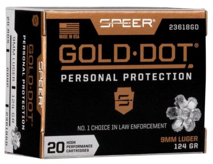 Speer Gold Dot 9mm 124 gr JHP