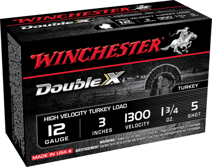 Winchester Double X Turkey Load 12 Gauge 3 1 3-4 oz 5 Shot