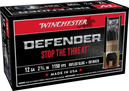 Winchester PDX1 Defender 12 Gauge 2 3-4 Segmenting Slug & Buckshot