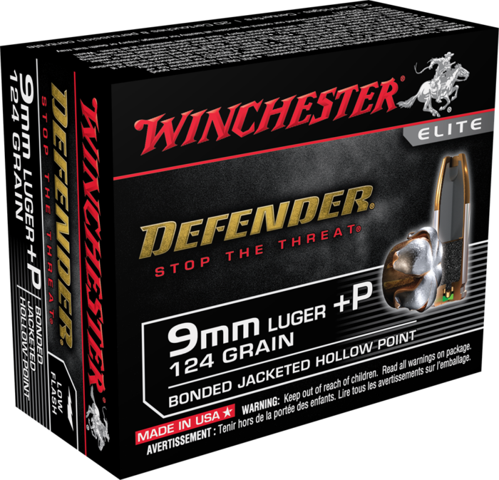 Winchester PDX1 Defender 9mm 124 gr JHP