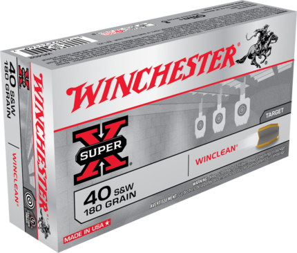 Winchester Super X .40 S&W 180 gr FMJ