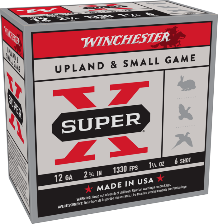 Winchester Super-X 12 Gauge 2-3-4 1-1-4 oz 6 Shot