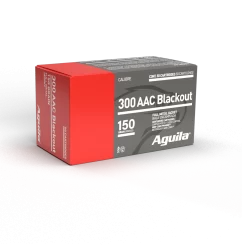 300 blk Aguila 150 gr FMJ range ammo