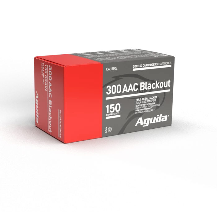 300 blk Aguila 150 gr FMJ range ammo