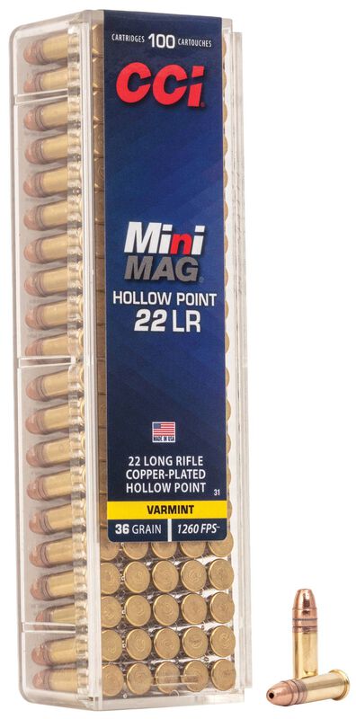 CCI Mini-Mag .22 LR 36 gr CPHP