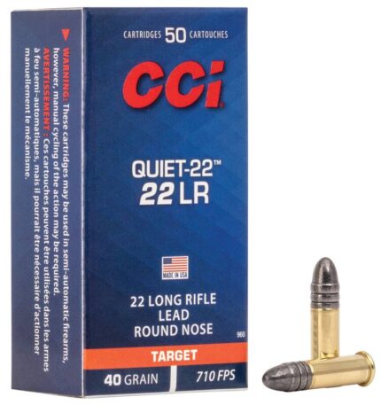 CCI Quiet .22 LR 40 gr LRN