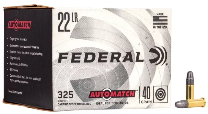 Federal AutoMatch .22 LR 40 gr LRN