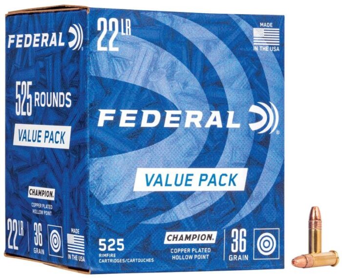 Federal Bulk Pack .22 LR 36 gr CPHP